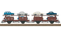 076-T24332 - H0 - Autotransportwagen Laaes
